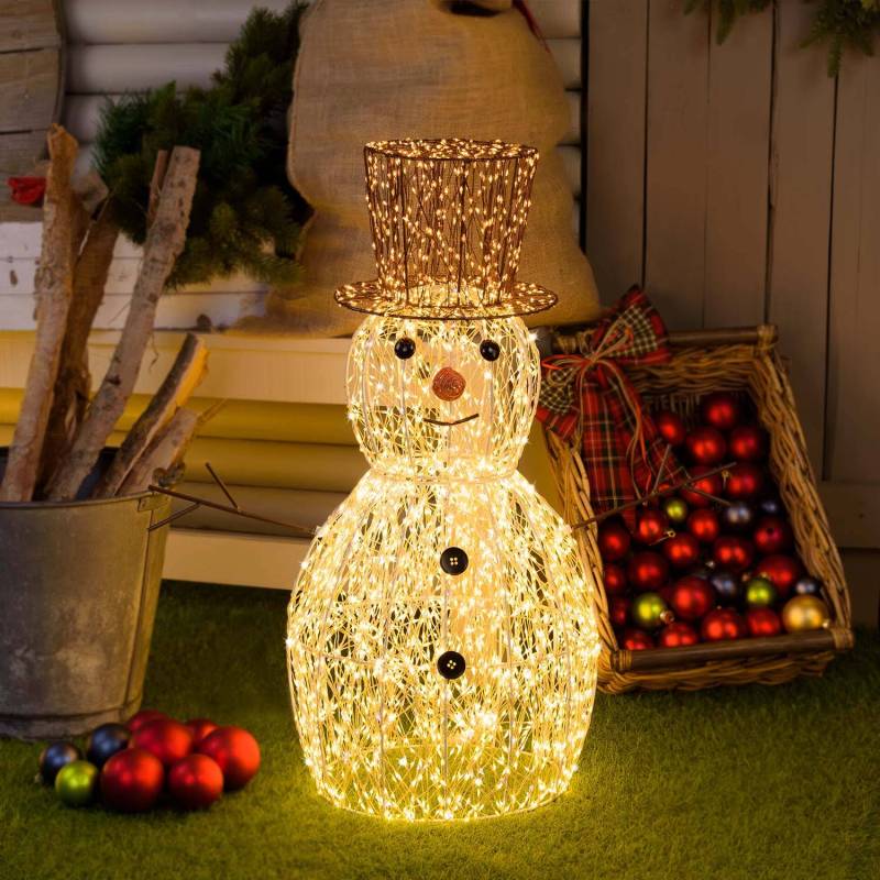 Bonhomme de Neige lumineux 3D